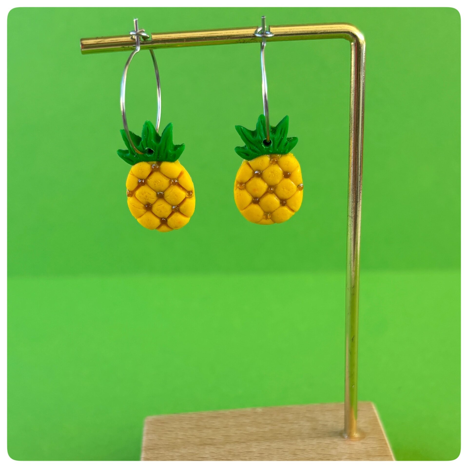 Pendientes pineapple - 2