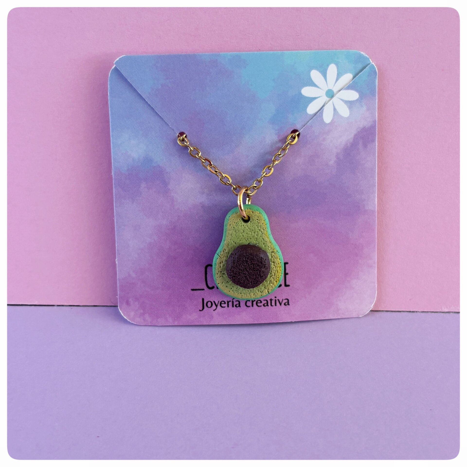 Collar aguacate - 1