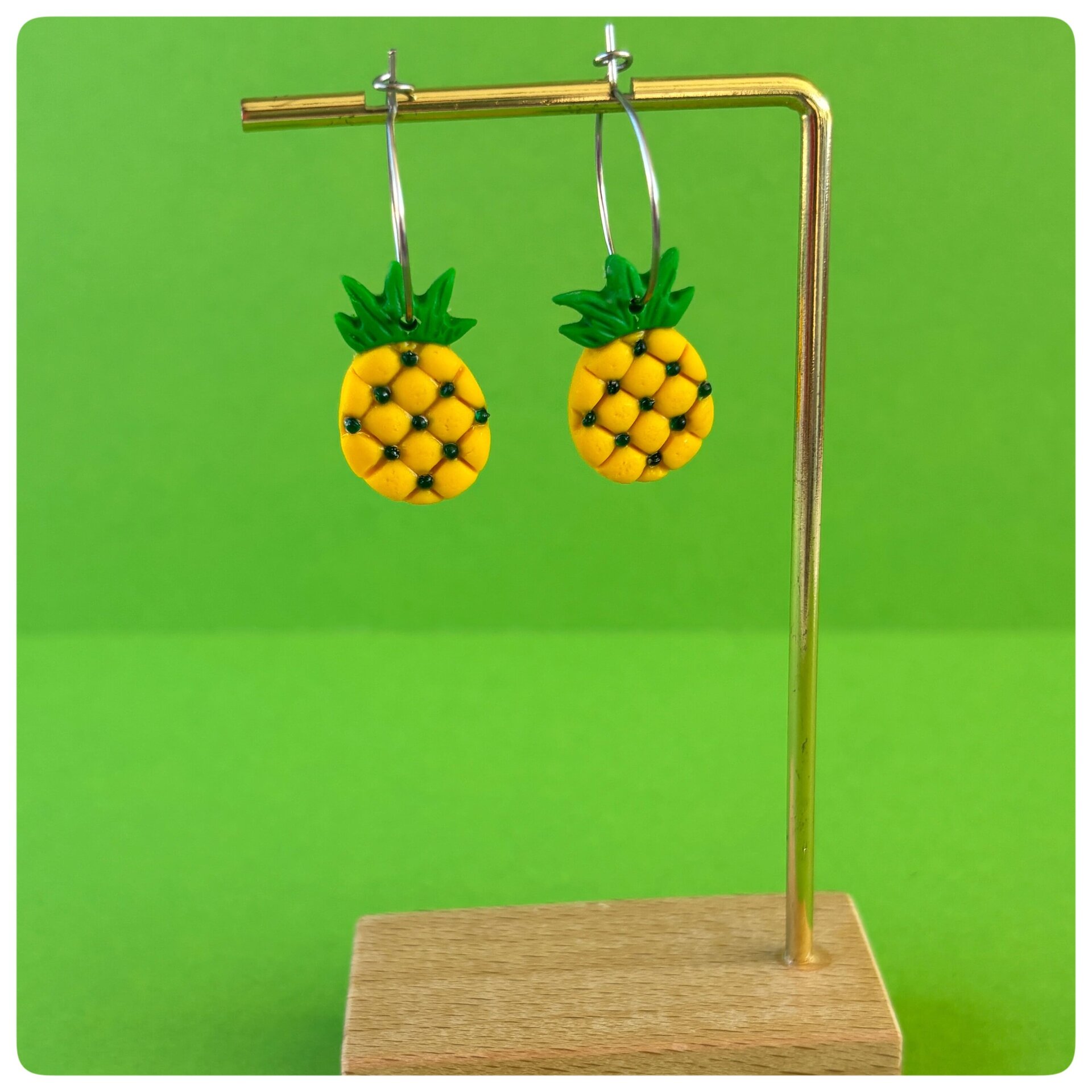 Pendientes pineapple - 1